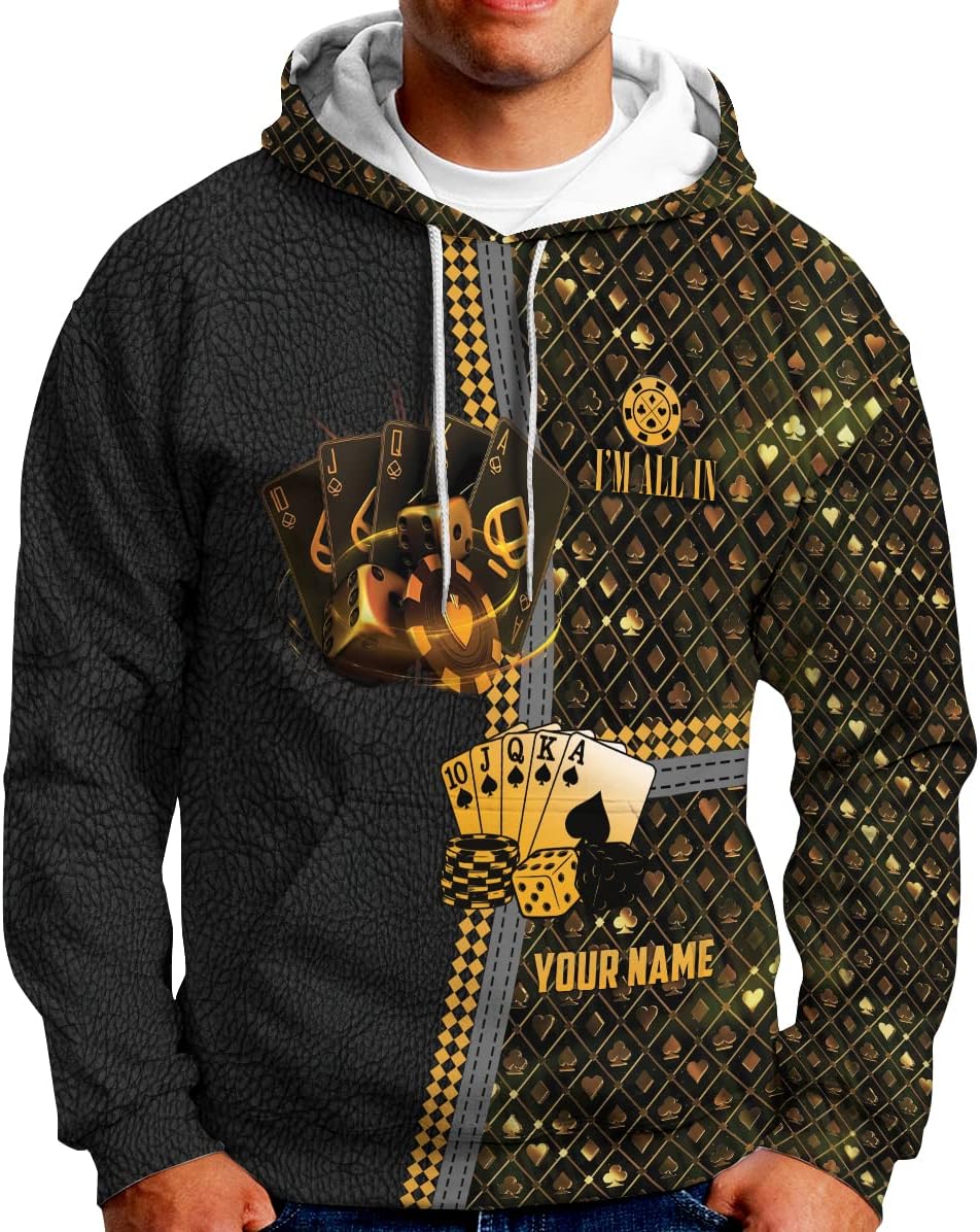 Royal Fight Personalized Poker Shirt 3D Funny Poker Shirt for Men Casino Poker Shirt Gifts Men Women Funny Poker Gift