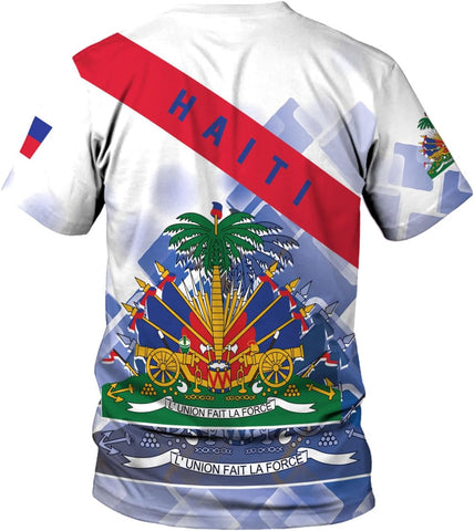 Ligthuy Personalized Haiti Shirt 3D, Haitians Flag Pride Shirt, Haiti Shirts for Men & Women, Haitian Pride Tshirt S-5XL
