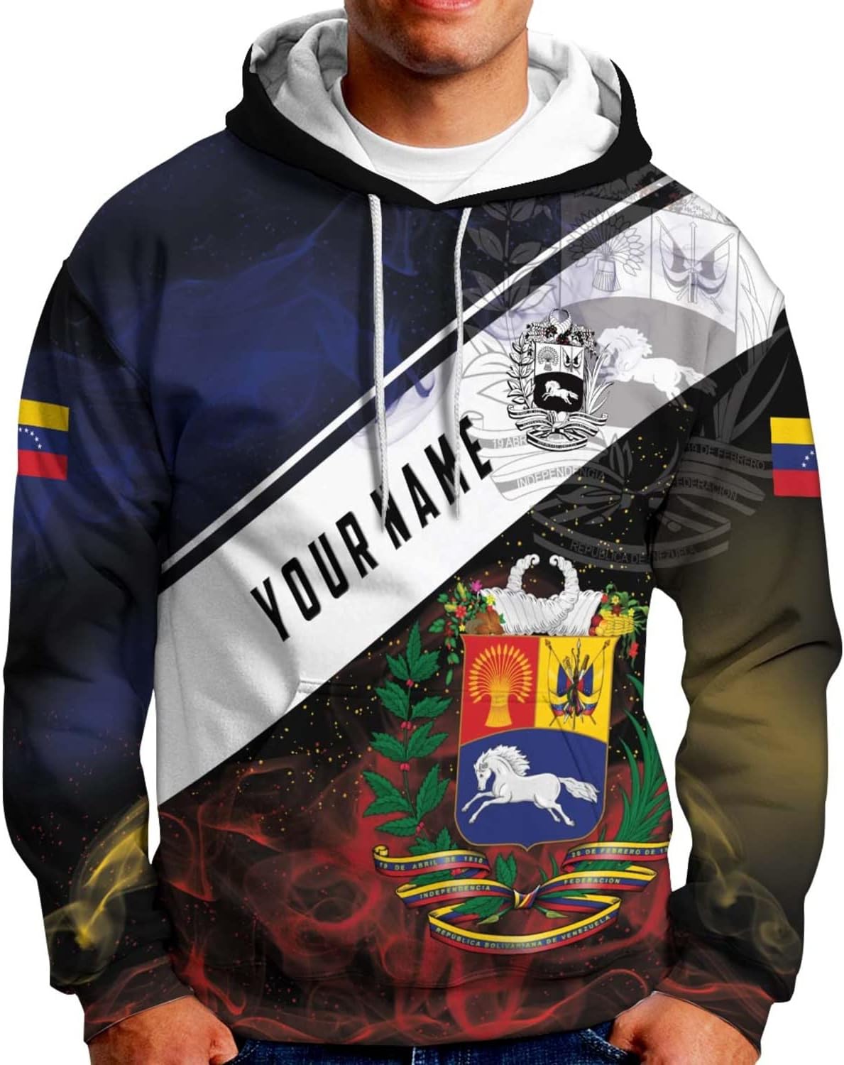 Personalized Name Venezuela Shirt, Flag Venezuelan Pride Roots T-Shirt, Sweatshirt, Zip Hoodies Gift for Men and Women