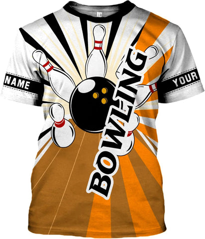 Custom Bowling Shirts, Personalized Name Bowling Shirts Unisex, Bowling Jerseys for Men & Women, Team Bowling Shirt Gift