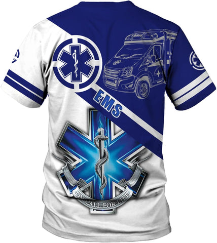 Podagree Personalized EMT Shirt, EMS Shirt, Customized EMS Shirts,EMT Paramedic Uniform Emergency Medical Technician Shirts