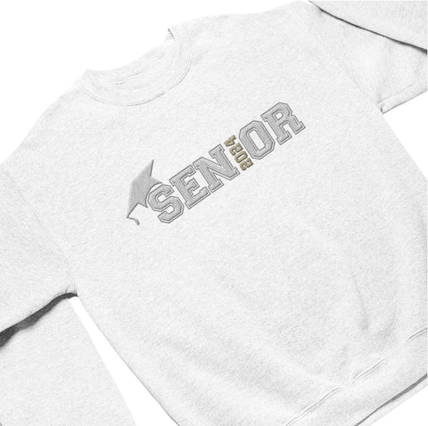 MAPrints Personalized Senior 2024 Embroidered Sweatshirt, Graduation 2024 Class Of 2024 Senior Class Of 2024 Graduation Shirt