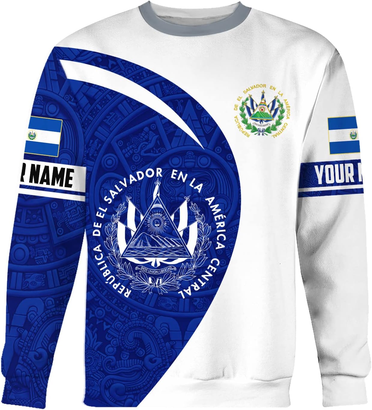 Personalized El Salvador Shirt Custom Camiseta de El Salvador Flag Shirt Men, Women Salvadorans Pride El Salvadoreña Tshirt