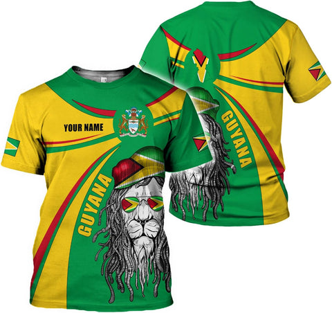 Parvii Personalized Guyana Shirts, Guyana Pride Tshirt, Guyanese Guyana Flag Shirt, Guyana Shirt for Men & Women, Guyana Gift