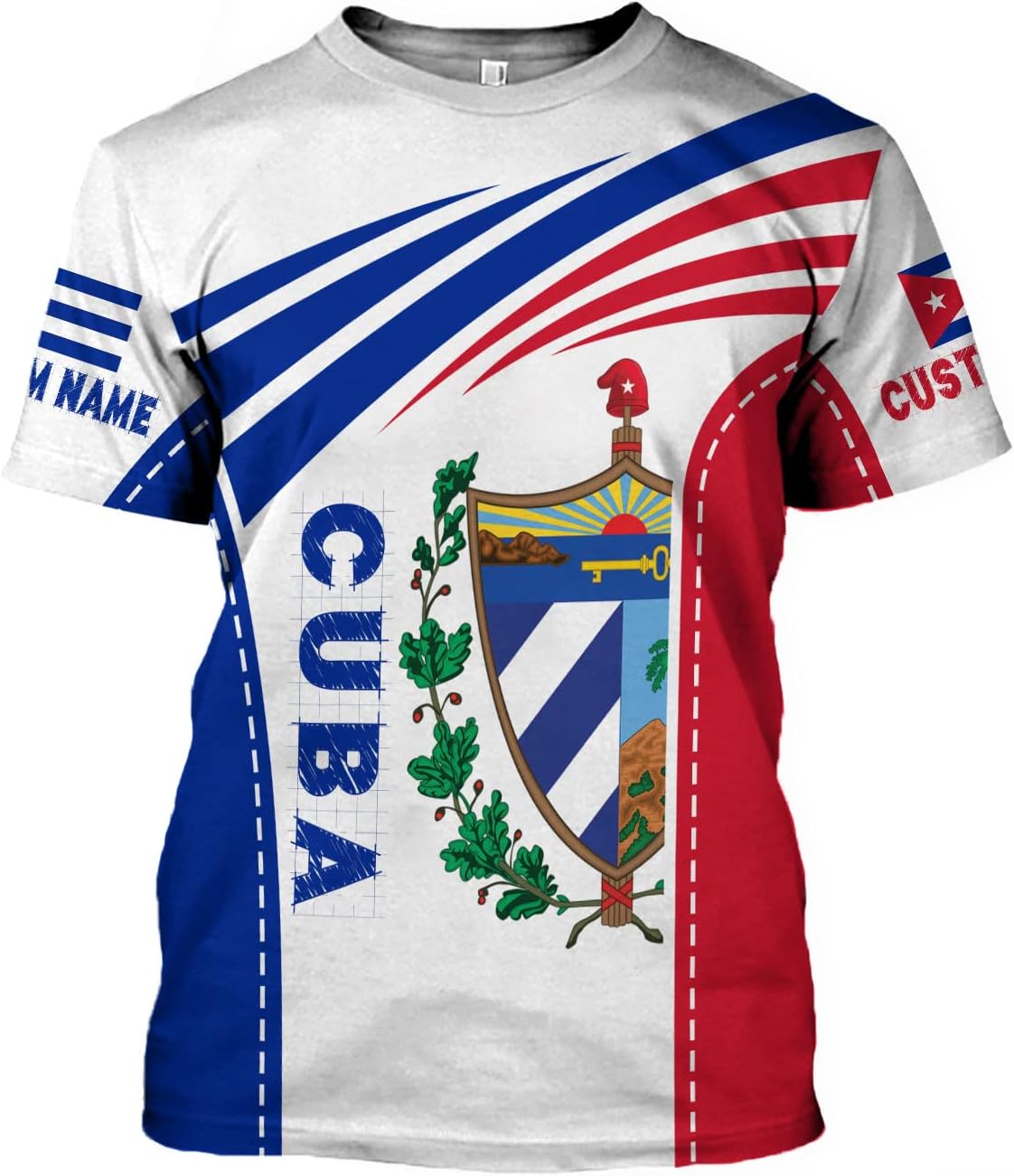 Personalized Cuba Shirts for Men, Custom Cuba Flag Cubana Cuban Shirt for Men and Women, Cubanita Pride