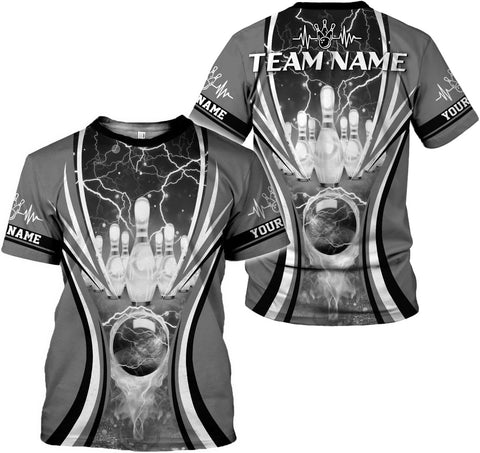 Rivelus Personalized Name Bowling Shirts for Men and Women 3D, Bowling Shirts for Team Bowling, Bowling Shirts Gift 4