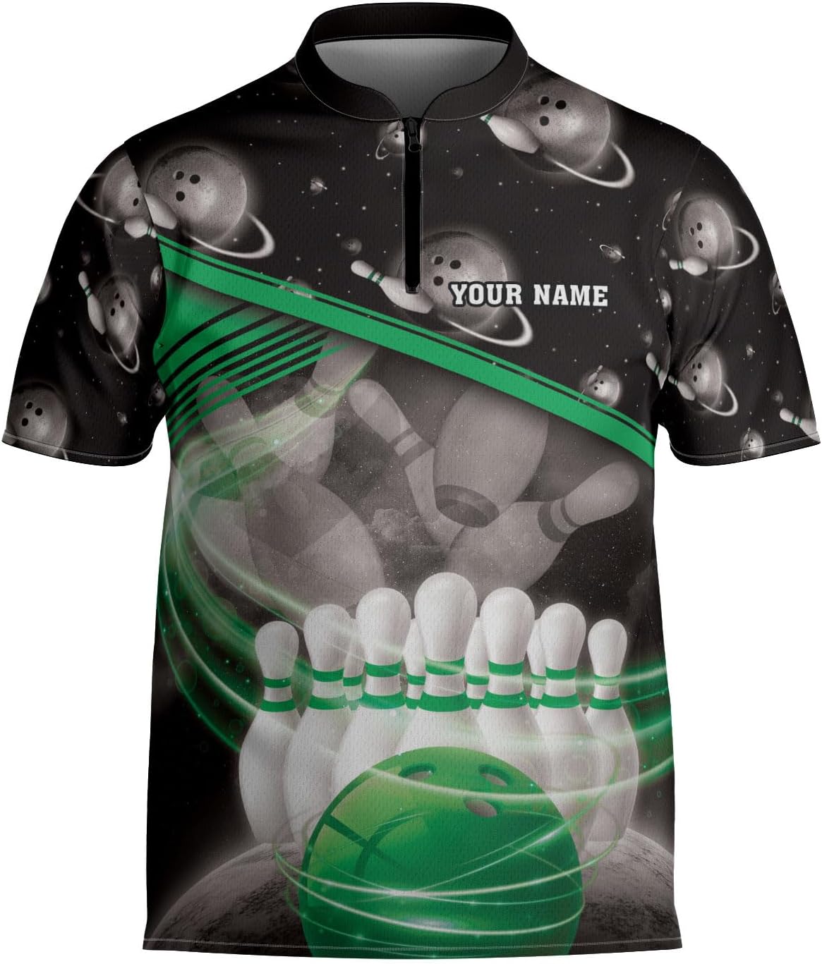 mostprints Personalized Bowling Jersey Gift 3D Custom Bowling Shirts for Team Name Bowl Bowler Shirt Unisex Cool Men Women