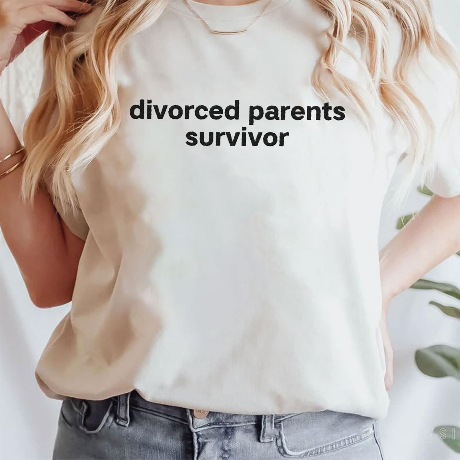 MAPrints Personalized Divorced Embroidered Sweatshirt, Embroidered Divorcing Hoodie, Divorced Parents Survivor Shirt Crewneck