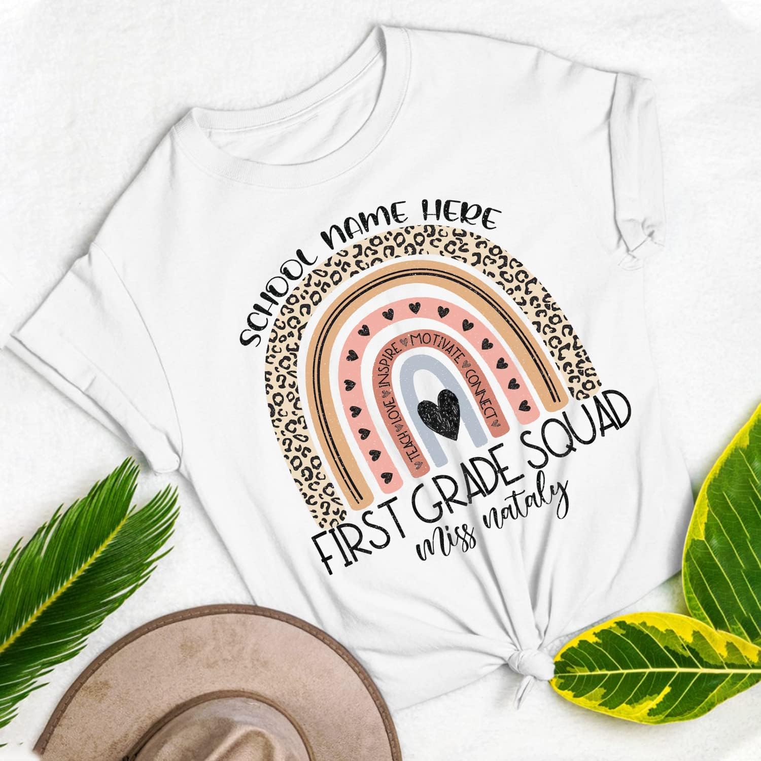 Personalized Teacher Shirt, Teacher Name Shirt, Custom Grade Kindergarten Teacher, Preschool Teacher Shirts Teacher Gift