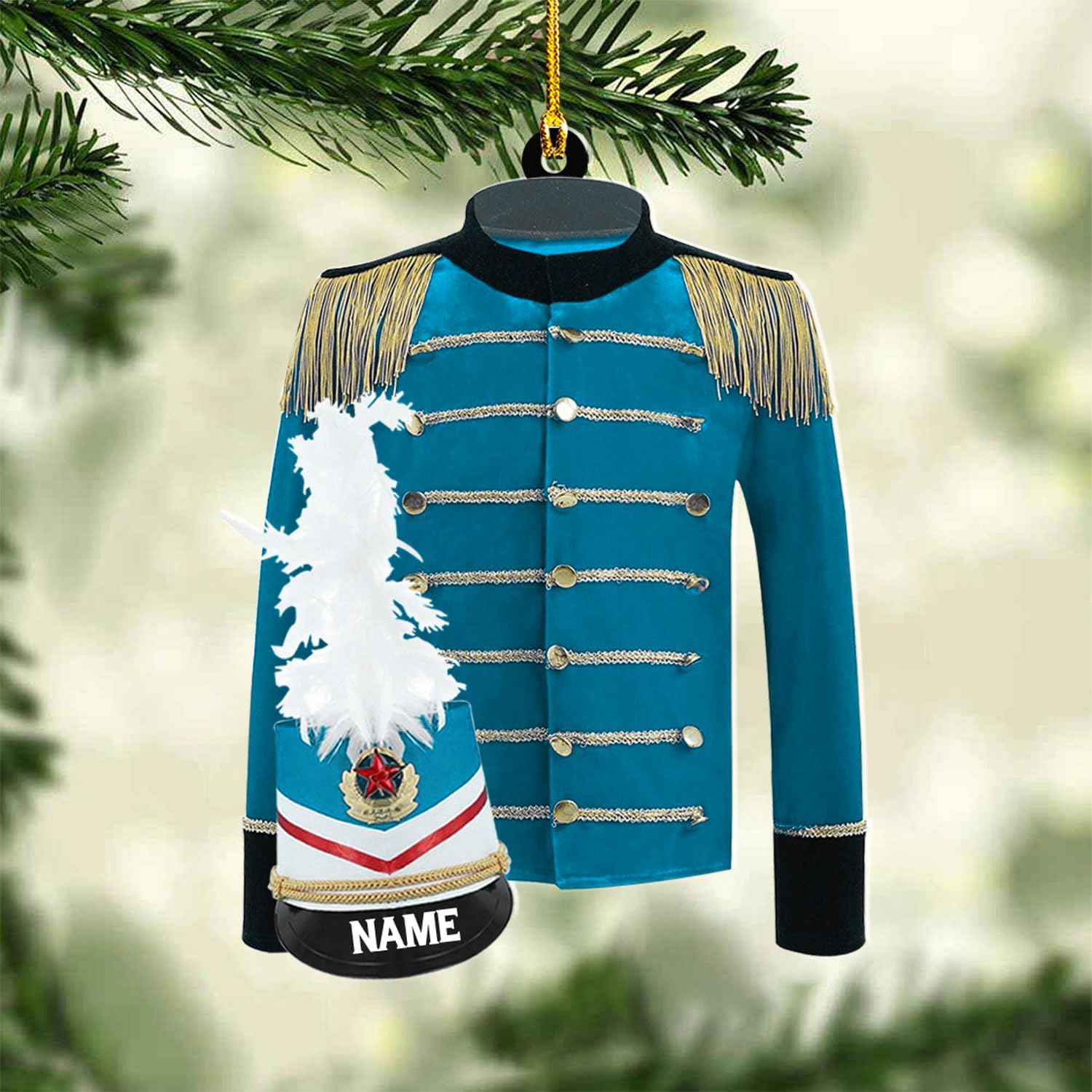 AOVL Custom Marching Band Ornament Music Ornament Marching Band Teacher Gifts Music Marching Band Gifts Band Director Gifts Music Ornament Marching Band Teacher Gifts Music (MB6)