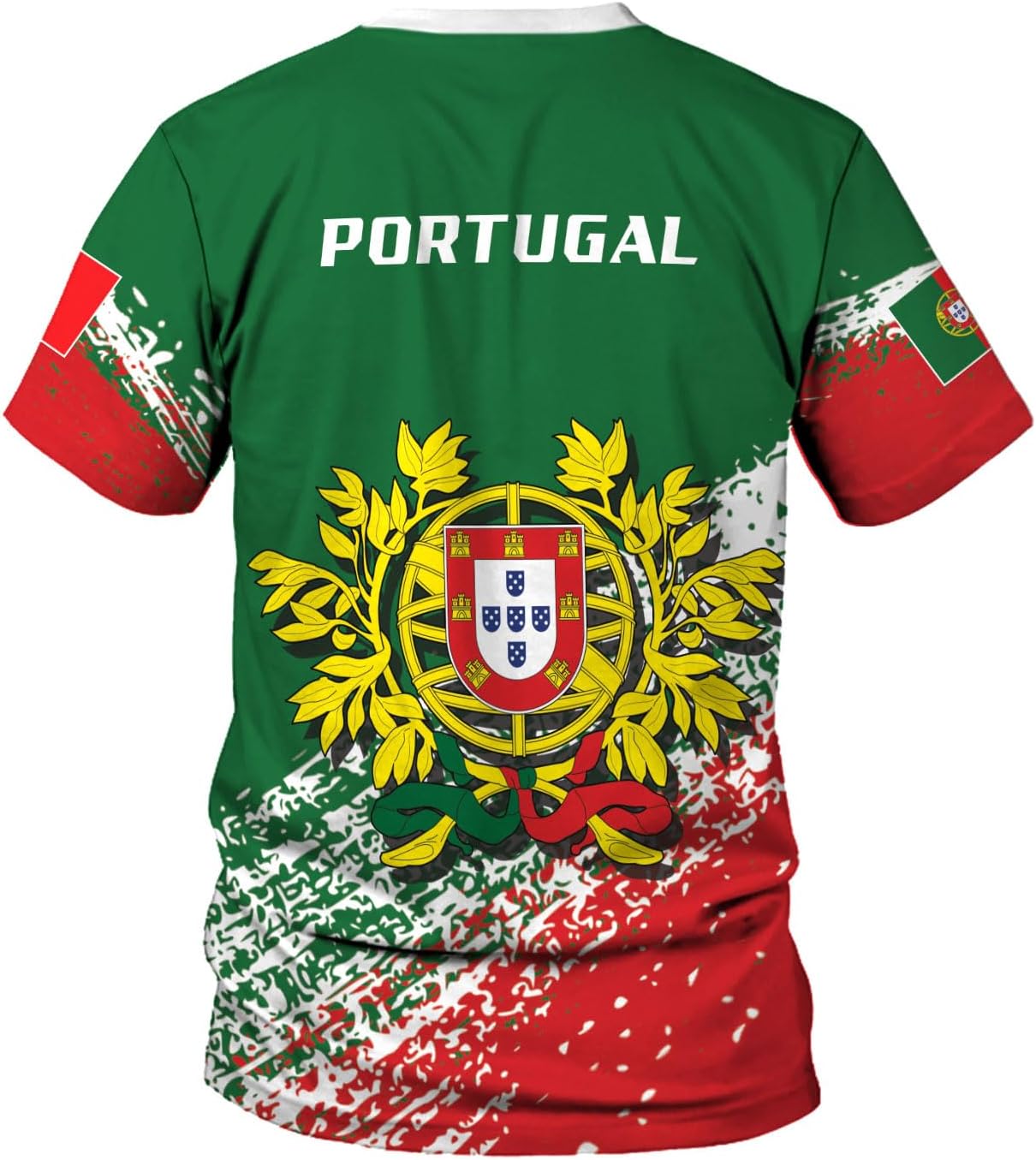 MoonArt Personalized Portugal Shirt Custom Portuguese Flag Lion Hoodie for Men and Women, Portuguese Pride