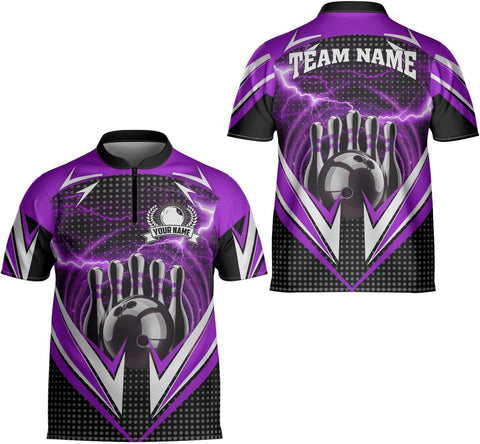 Ligthuy Personalized Bowling Jersey 3D, Bowling Shirts for Team, Bowling Shirt Unisex for Men Women, Bowling Shirts for Men
