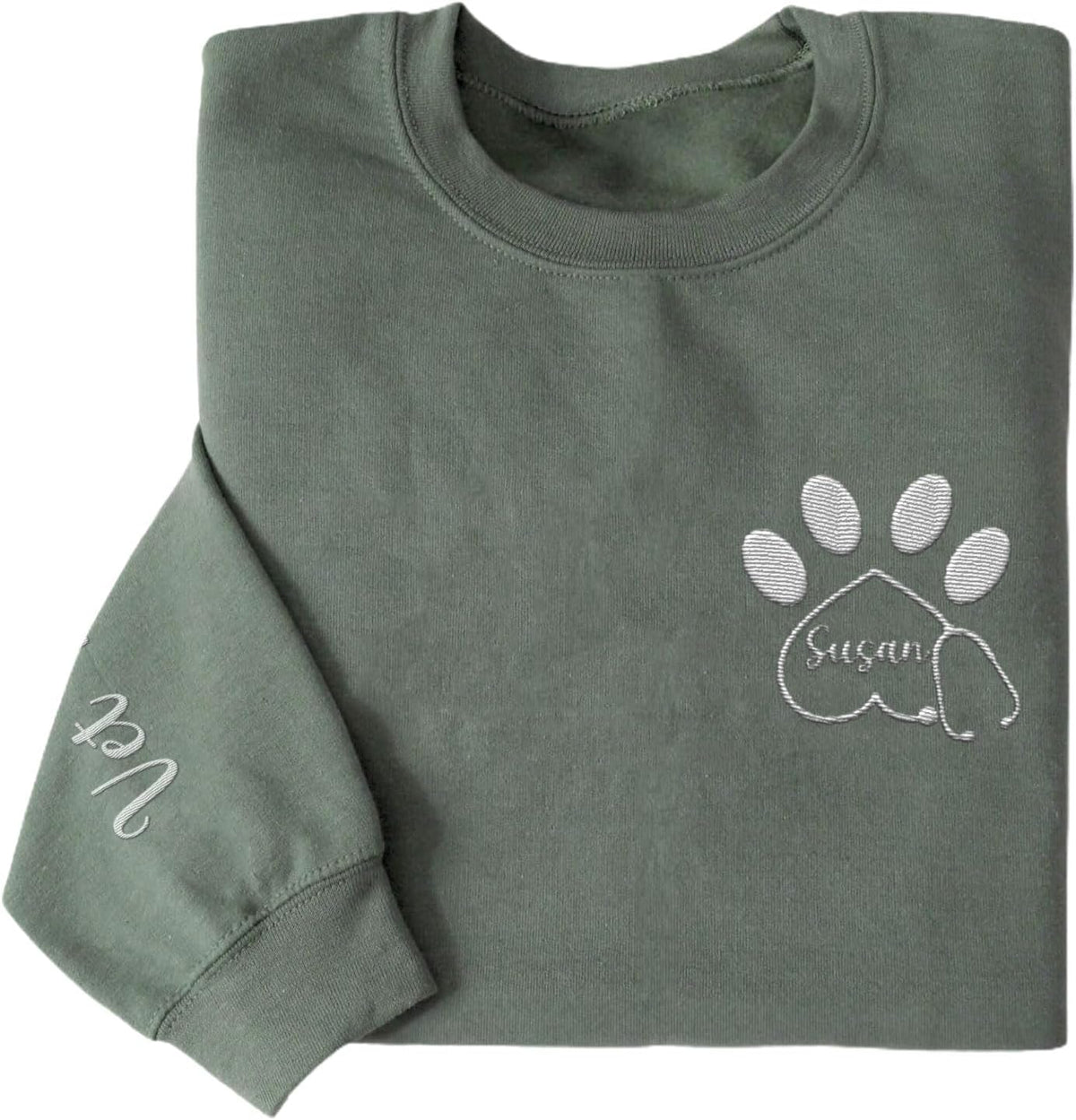 Custom Embroidered Vet Assistant Sweatshirt, Veterinary Medicine Hoodie for Women, Vet Tech Crewneck Gifts for Veterinarian