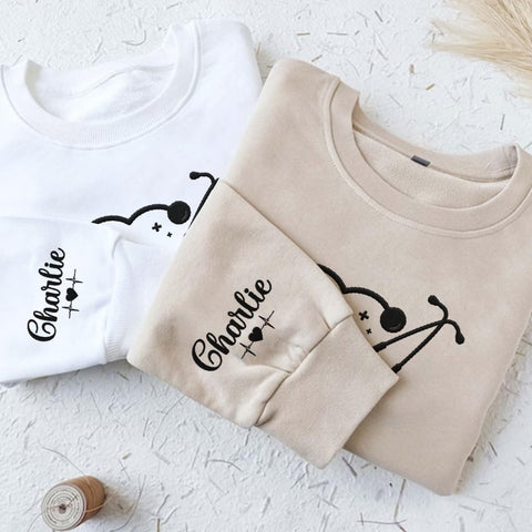 Custom Medical Assistant Embroidered Sweatshirt for Women, MA Nurse Crewneck, Medical Assistant Shirts Gift for Nurse