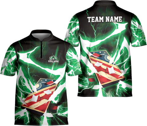 Artparel Personalized Cornhole Bowling Jersey Cornhole Shirt 3D Cornhole Player Tshirt for Team Funny Cornhole Gift Men Women
