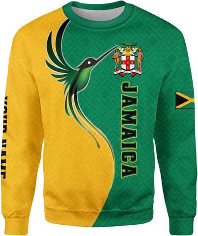Leprints Personalized Jamaica Hoodie Camisa Jamaica Hoodies Jamaica Sweaters Shirts Men & Women Jamaican Pride Shirt Gifts