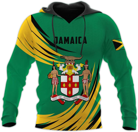 Mostprints Personalized Jamaica Hoodie Camisa Jamaica Hoodies Jamaica Sweaters Shirts Men & Women Jamaican Pride Shirt Gifts