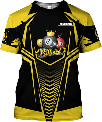 Ligthuy Personalized Name Billiard Shirts 3D, Billiards Shirt 8 Ball Billiard Shirt Custom Men's Pool Men Women\u2026