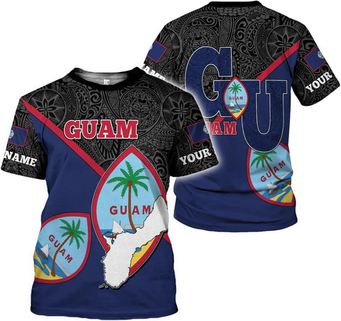 MoonArt Personalized Guam Shirt - Guahan Pride Tshirt for Men & Women - Guam Gifts Tee