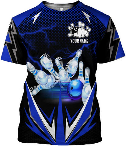 Intenprints Personalized Bowling Shirt Custom Bowling Shirts Bowling Gift Bowling Shirts for Women & Men Bowling Shirt Team