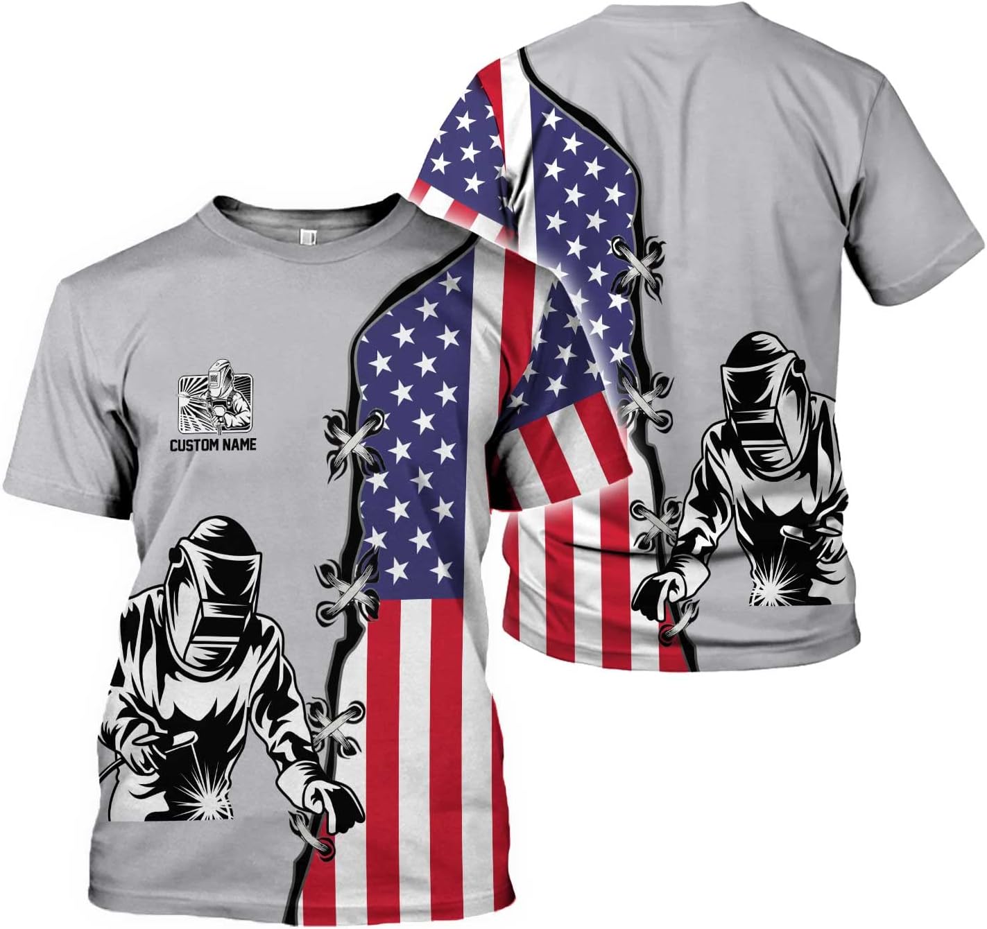 Personalized Welder Shirt 3D Unisex All Over Printed Sportwear Hoodie, TShirt, Zip Hoodie, Sweatshirt For Men Women