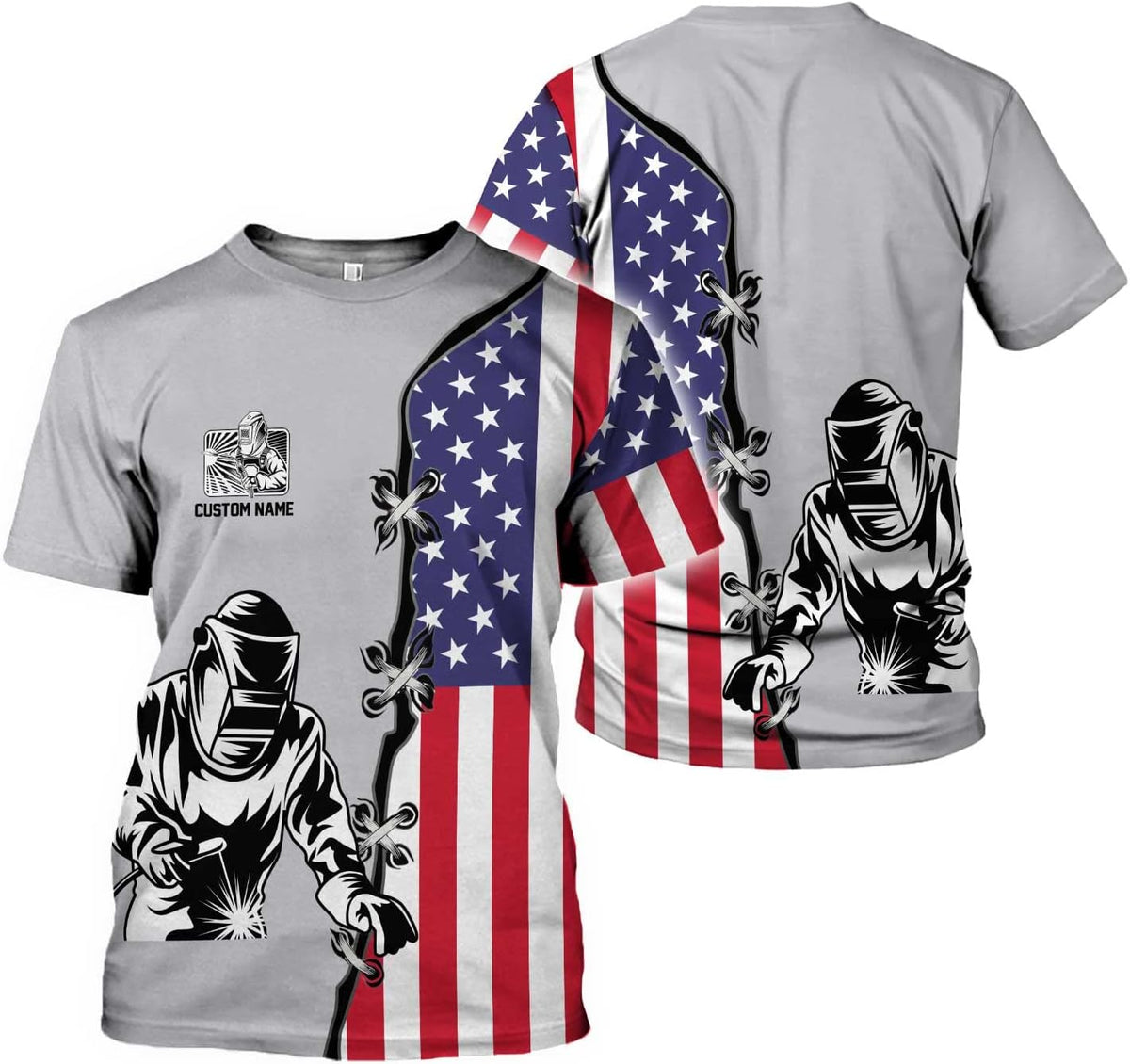 Personalized Welder Shirt 3D Unisex All Over Printed Sportwear Hoodie, TShirt, Zip Hoodie, Sweatshirt For Men Women