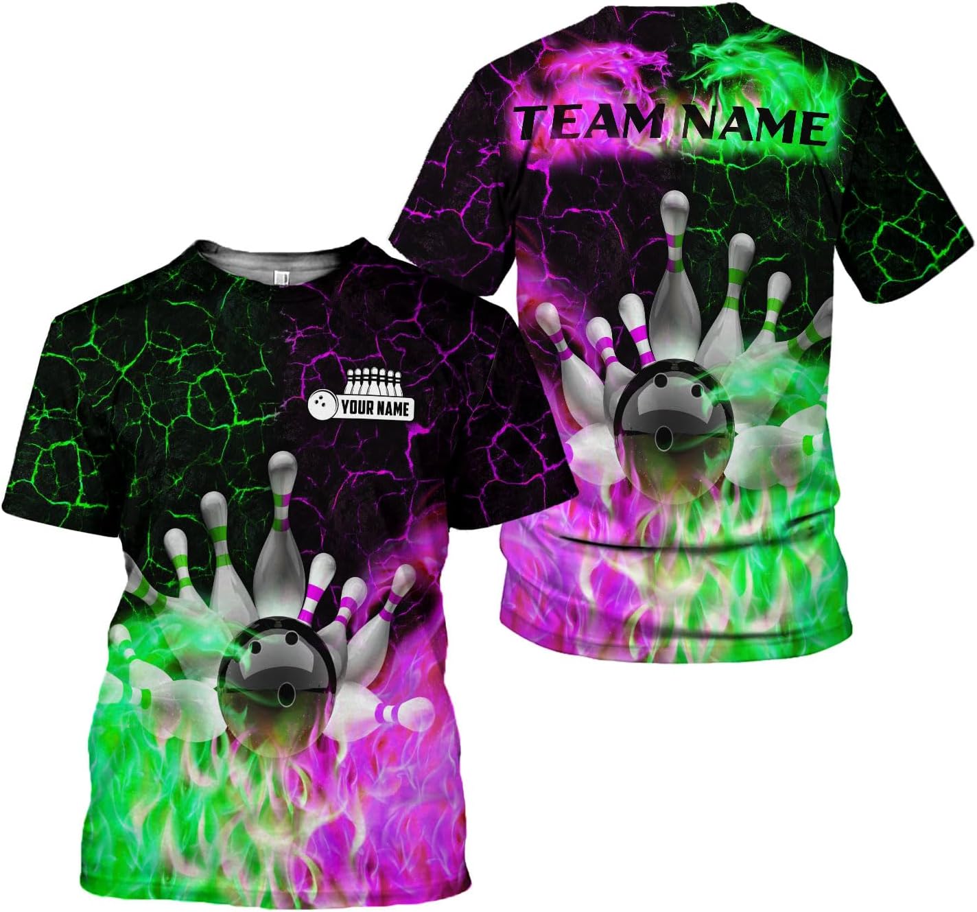 Custom Bowling Shirts, Personalized Name Bowling Shirts Unisex, Bowling Jerseys for Men & Women, Team Bowling Shirt Gift