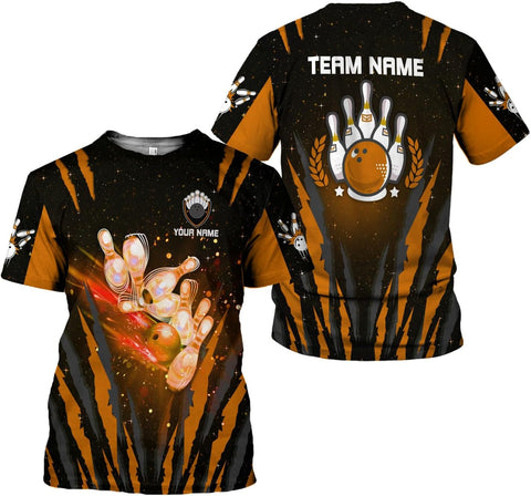 Custom Bowling Shirts, Personalized Name Bowling Shirts Unisex, Bowling Jerseys for Men & Women, Team Bowling Shirt Gift