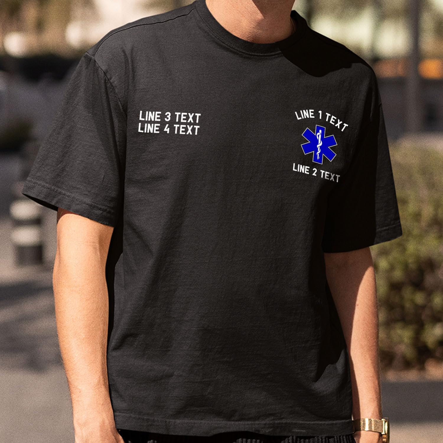 Custom EMT EMS Embroidered Sweatshirt Hoodie Personalized Paramedic Uniform Emergency Medical Technician Shirts Men Women