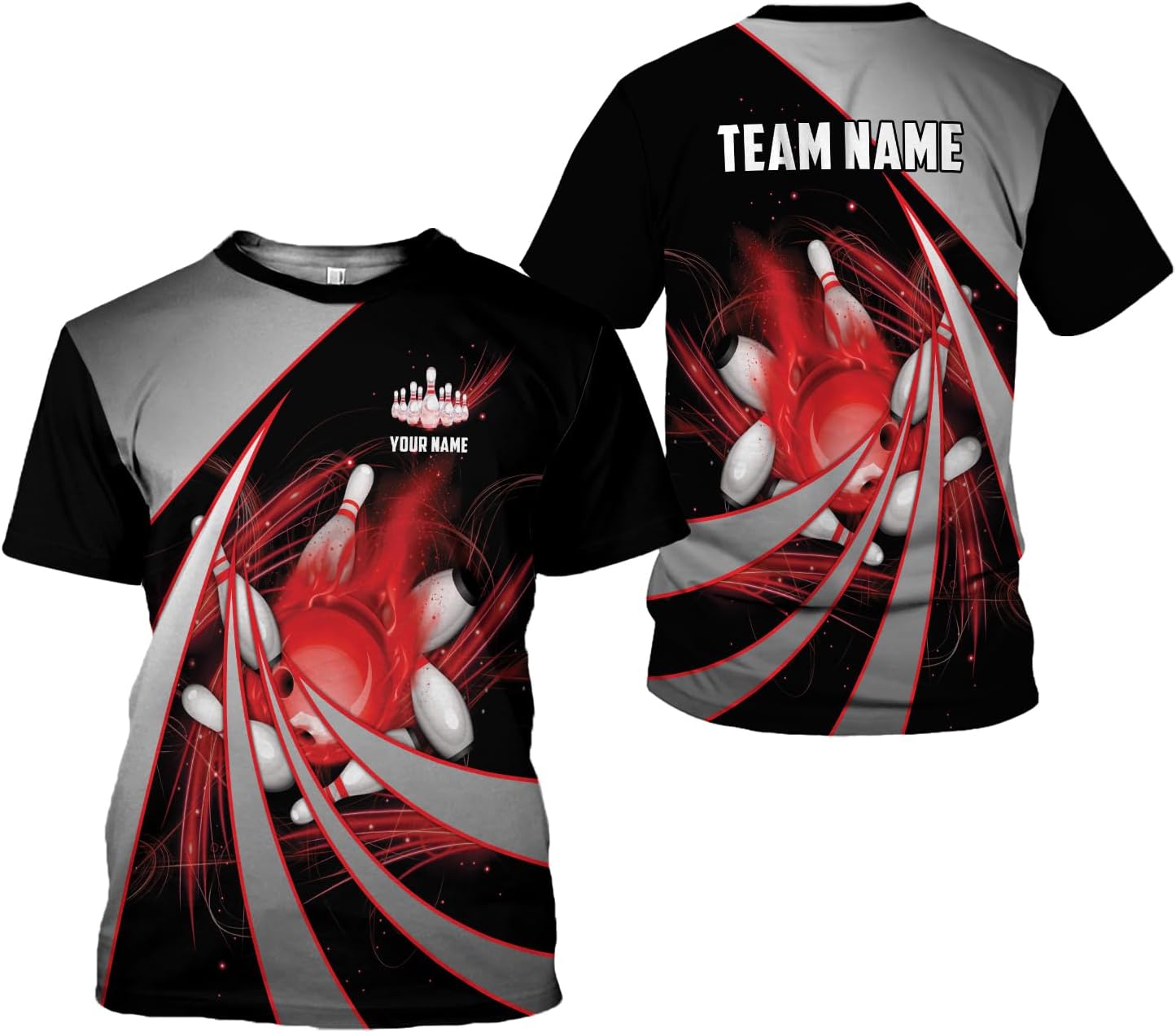 AOVL Custom Bowling Shirts for Men Bowling Shirts Bowling Shirts Unisex Bowling Jerseys for Men Custom Bowling Shirts for Men