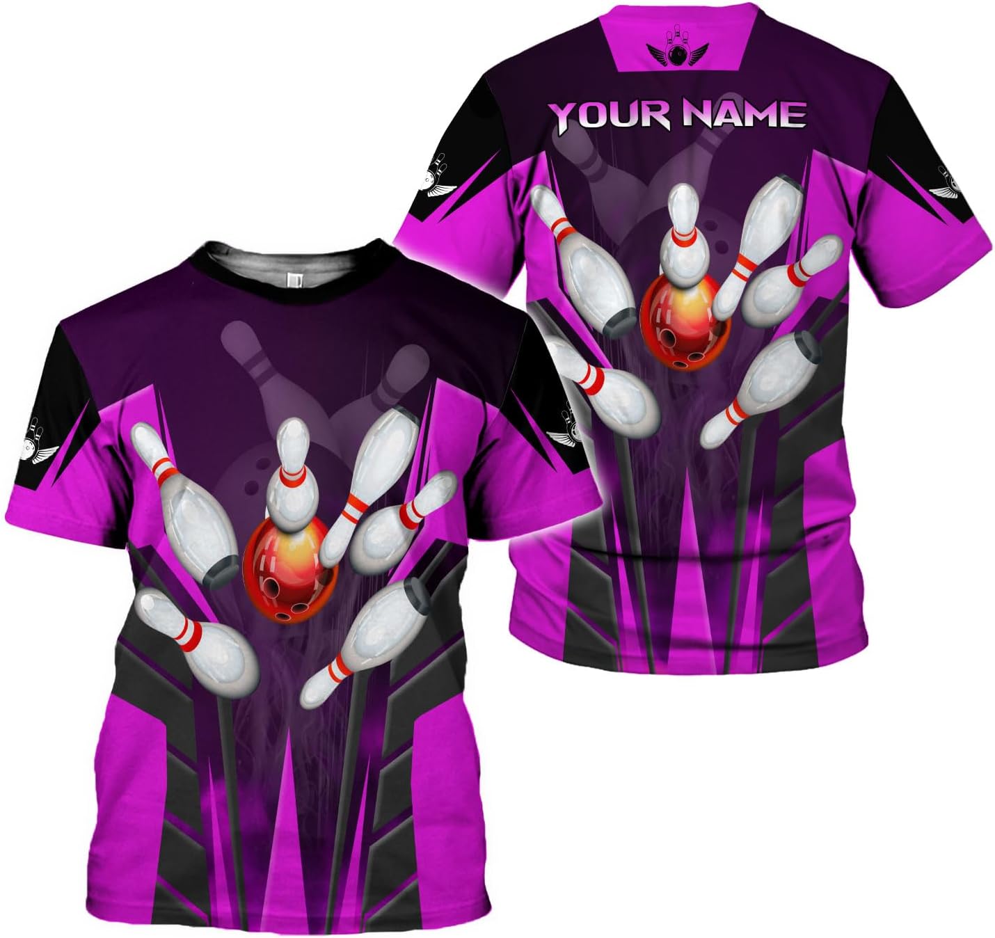 Rivelus Custom 3D Bowling Shirts Personalized for Men and Women - Unique Team Shirt & Gifts for Bowling Lovers