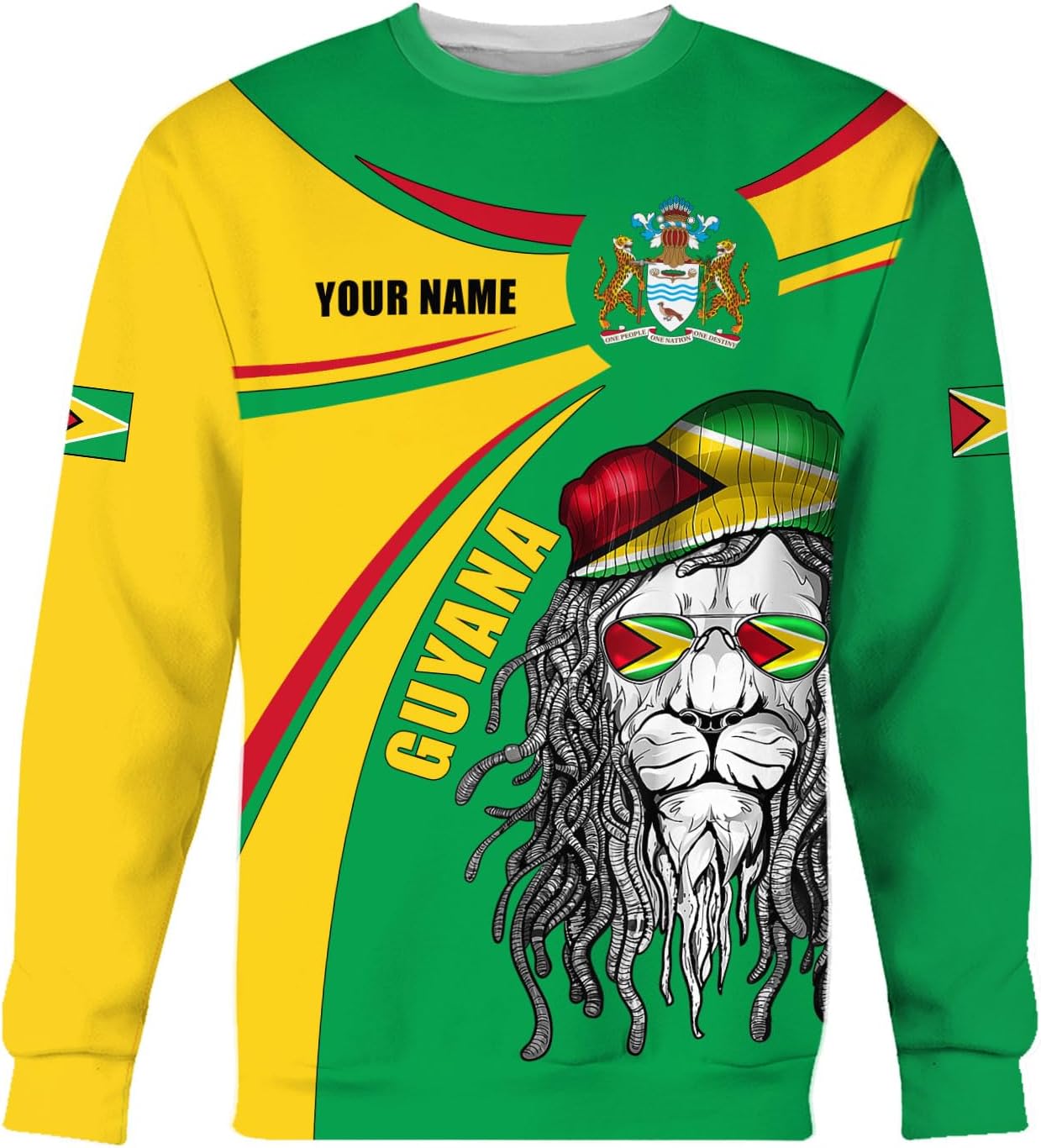 Parvii Personalized Guyana Shirts, Guyana Pride Tshirt, Guyanese Guyana Flag Shirt, Guyana Shirt for Men & Women, Guyana Gift