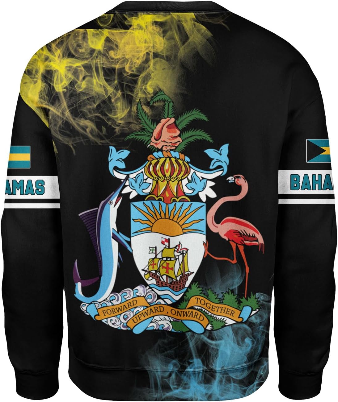 Personalized Bahamas Shirt 3D Custom Bahamas Flag Shirt for Men and Women Bahamas Pride Shirt