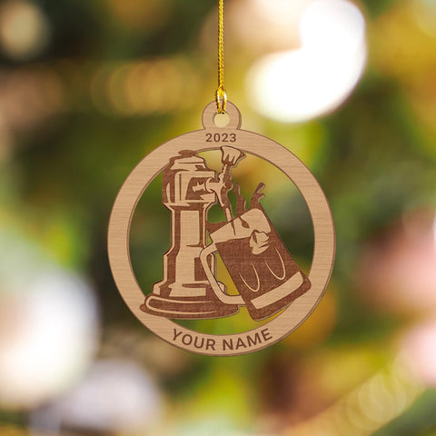 MAPrints Personalized Bartender Christmas Ornaments, Bartender Wood Ornament, Personalized Bartender Gift, Best Christmas Ornament 2024, Ornament Xmas Tree Hanging Decor Keepsake (BTD 3)