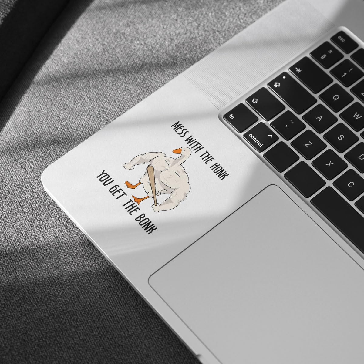 3 Pcs Mess with The Honk You Get The Bonk Sticker Funny Goose Duck Meme Honk Keep Honking Goose Bumper Sticker Mess Honk Get The Bonk Goose Stickers for Laptop Bottle Phone Car Helmet 3"x3" (B2)