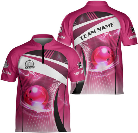 Ligthuy Personalized Bowling Jersey 3D, Bowling Shirts for Team, Bowling Shirt Unisex for Men Women, Bowling Shirts for Men 2