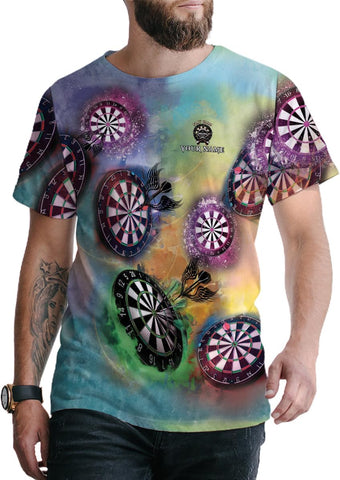 Personalized Name Dart Shirts 3D, Custom Mens Dart Shirts, Dart Shirts for Teams, Funny Dart T-Shirts for Men and Women