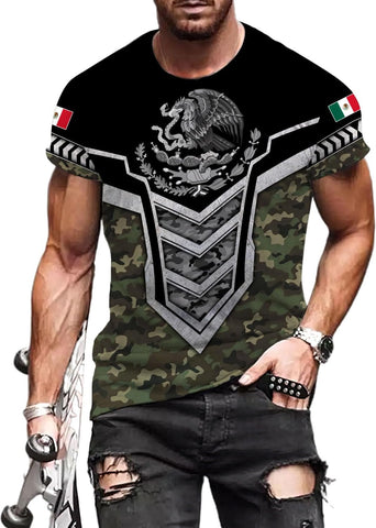 Rivelus Personalized Name Mexican Shirts for Men, Customized Mexico Shirts for Men, Mexico Shirts for Women Mexico Shirt