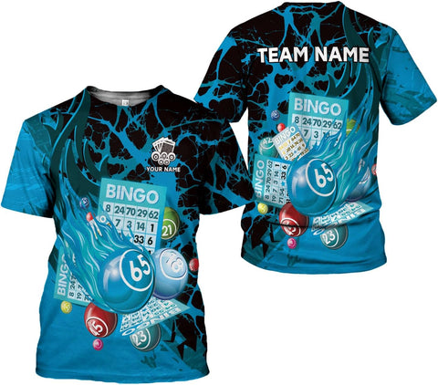 Custom Bingo Shirts for Women Bingo Lover Casino Players T-Shirt Funny Bingo Shirts Gifts Funny Bingo Player Game Lover Gift
