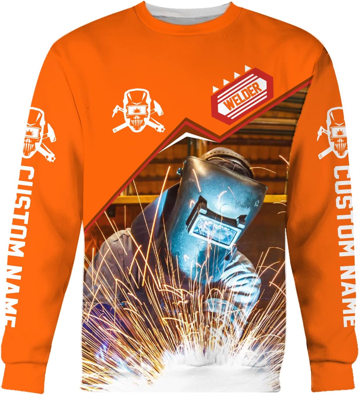 Personalized Welder Shirt 3D Unisex All Over Printed Sportwear Hoodie, TShirt, Zip Hoodie, Sweatshirt For Men Women