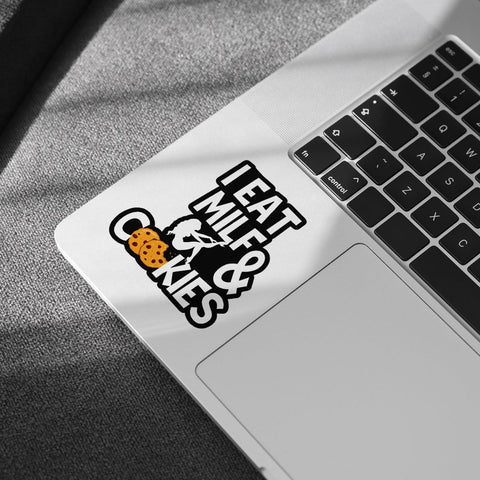 3Pcs I Eat Mi*f And Cookies Sticker, Adult Humor Bumper Stickers, Dirty Stickers For Adults, Funny Quote Wife Family Cute Dad Mom, Joke Humor Decal-Stickers For Laptop Water Bottle Phone Car Helmet 3"