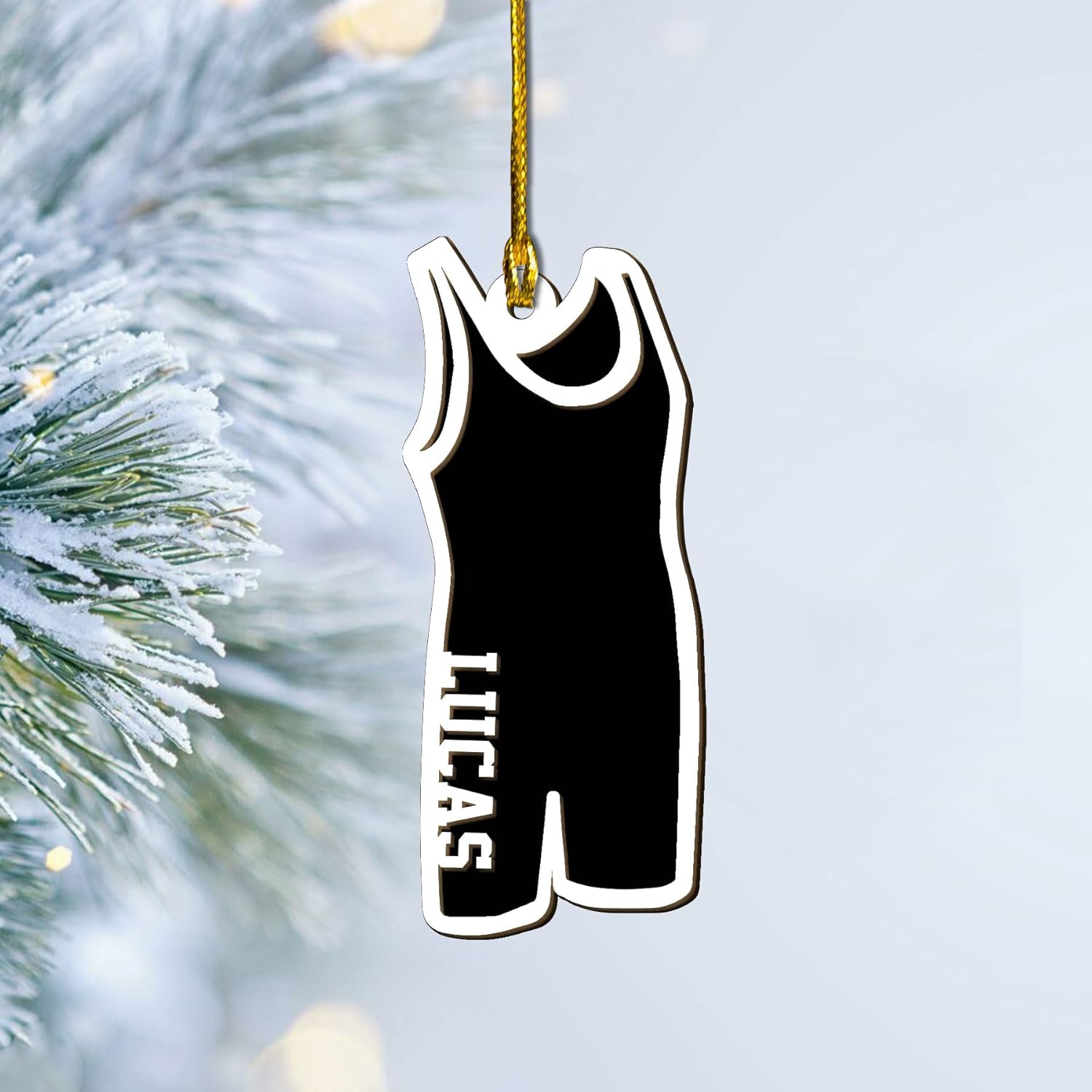 Artparel Personalized Wrestling Ornament Wrestling Helmet Ornaments Wrestling Christmas Ornament Gift for Wrestling Player Wrestling Christmas Tree Ornaments for Boys or Girls (Wrestling 10)