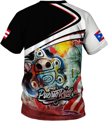 Suseaz Personalized Puerto Rico Shirts, Puerto Rican Pride Flag Tshirt Hoodie for Men and Women, Camisa Puerto Rico Shirt