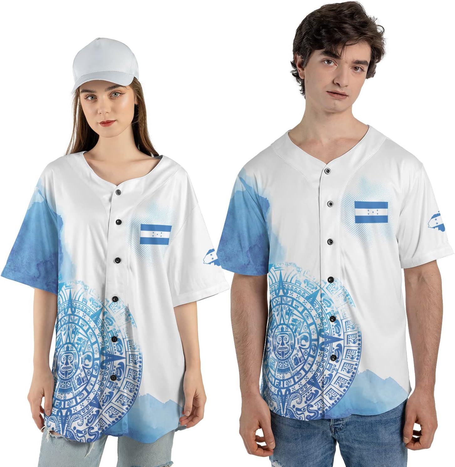 AOVL Personalized Honduras Baseball Jersey Shirt, Honduras Jersey for Men and Women, Jersey Honduras, Camisa Honduras Hombre