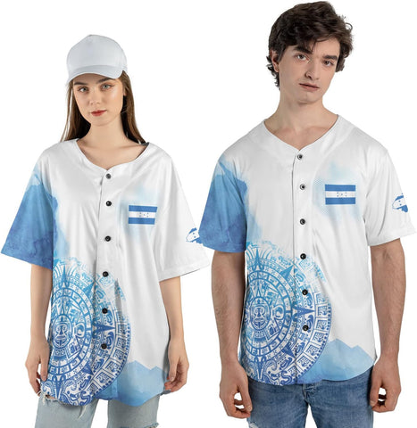 AOVL Personalized Honduras Baseball Jersey Shirt, Honduras Jersey for Men and Women, Jersey Honduras, Camisa Honduras Hombre