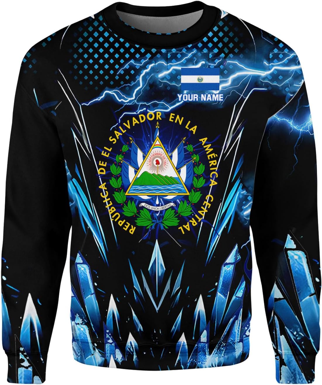 Personalized El Salvador Shirt Custom Camiseta de El Salvador Flag Shirt Men, Women Salvadorans Pride El Salvadoreña Tshirt