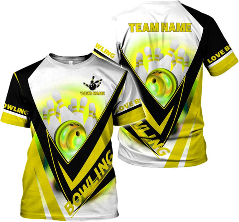 Rivelus Custom 3D Bowling Shirts Personalized for Men and Women - Unique Team Shirt & Gifts for Bowling Lovers