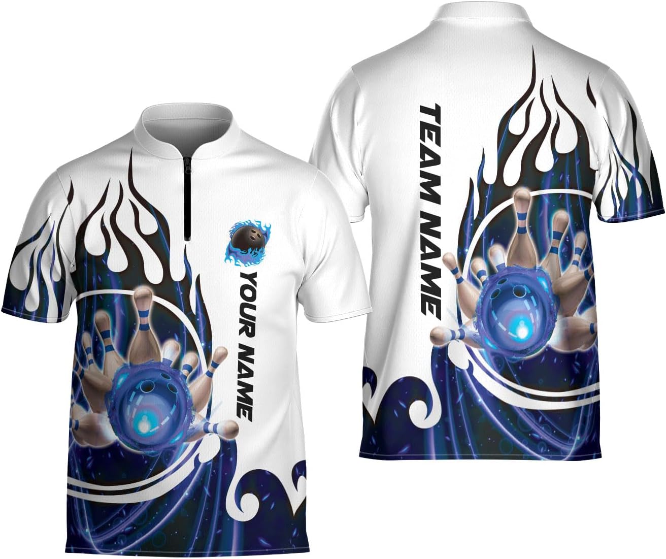 Ligthuy Personalized Name Bowling Jersey 3D, Custom Bowling Shirts for Team, Bowling Shirt Unisex for Men & Women4