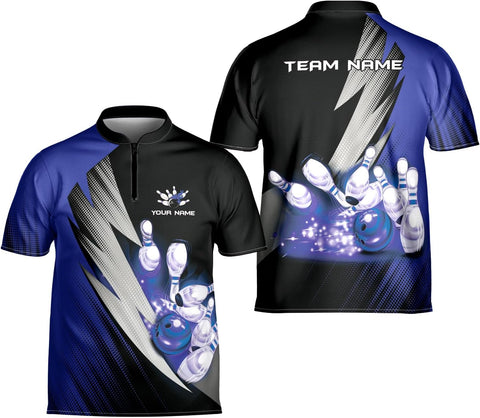 Artparel Personalized Name Bowling Jersey 3D, Custom Bowling Shirts for Team, Bowling Shirt Unisex for Men & Women