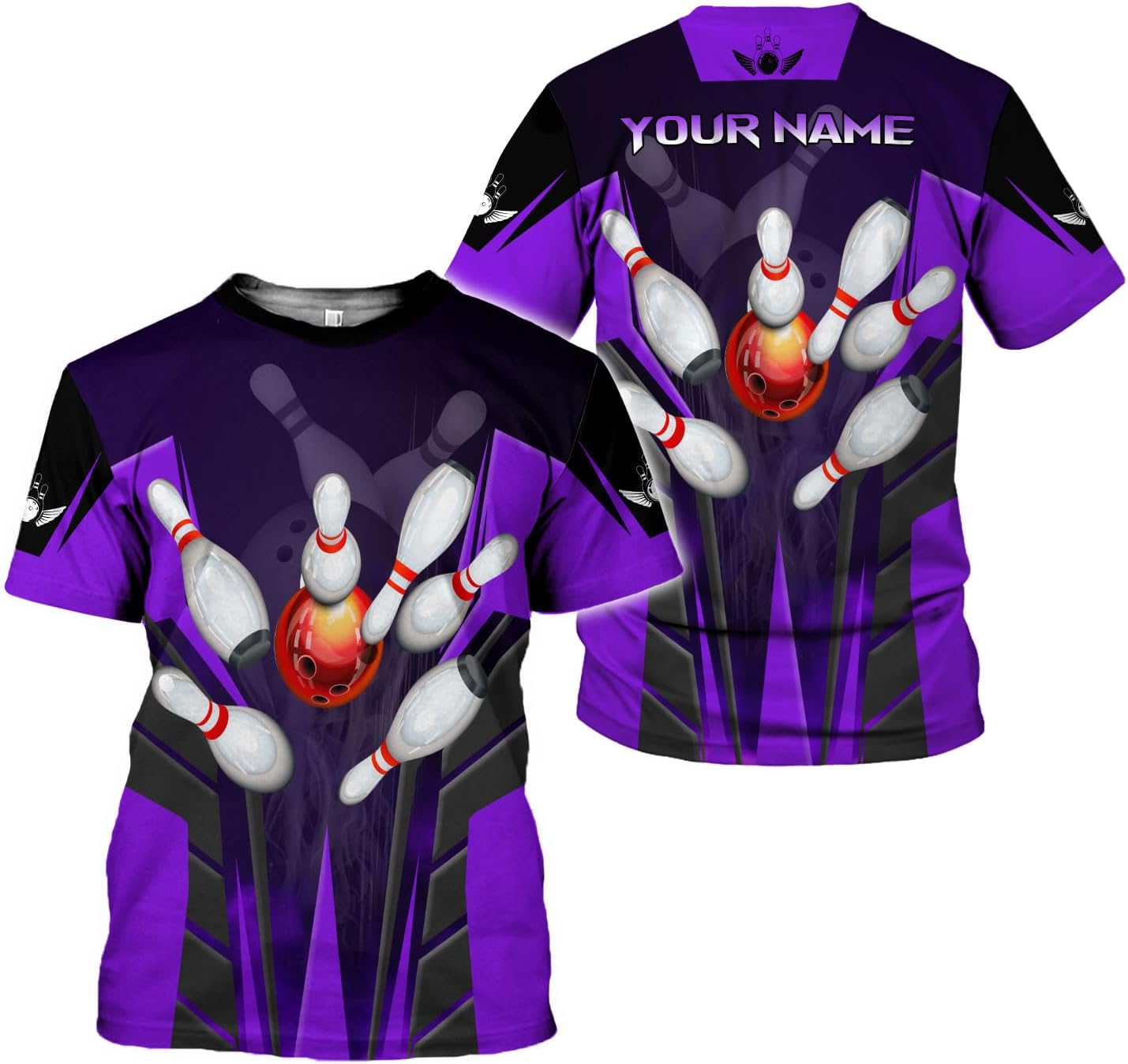 Rivelus Custom 3D Bowling Shirts Personalized for Men and Women - Unique Team Shirt & Gifts for Bowling Lovers
